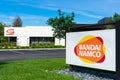 Bandai Namco sign at Japanese video game developer and publisher headquarters