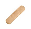 Bandaid isolated on white Royalty Free Stock Photo