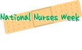 National Nurses Week Royalty Free Stock Photo