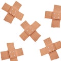 Bandaids isolated