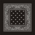 bandana-2 (black) Royalty Free Stock Photo