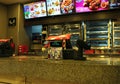 KFC Fast Food front counter at Dataran Pahlawan Mall in Bandar Hilir,Melaka.
