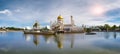 Bandar Seri Begawan,Brunei Darussalam-MARCH 31,2017: Sultan Omar Ali Saifuddin Mosque Royalty Free Stock Photo