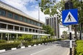 Bandar Seri Begawan Street Scene, Brunei Royalty Free Stock Photo