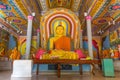 Buddha in Bandarawela Buddhist Temple on Sri Lanka Royalty Free Stock Photo