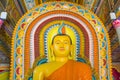 Buddha in Bandarawela Buddhist Temple on Sri Lanka Royalty Free Stock Photo