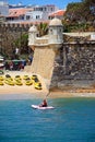 Bandeira Fort, Lagos, Portugal. Royalty Free Stock Photo