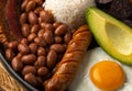 Bandeja paisa - Typical food of Colombia Royalty Free Stock Photo
