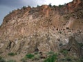 Bandelier Ruins Cliff Royalty Free Stock Photo