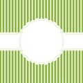 Banderole on lined pattern Royalty Free Stock Photo