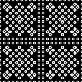 Indian Bandhani pattern background, seamless decorative geometric patoda Bandana