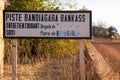 Bandiagara Bankass track Royalty Free Stock Photo