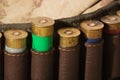 Bandoleer bag, hunting ammunition Royalty Free Stock Photo