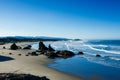 Bandon beach as seen from Gravel point Royalty Free Stock Photo