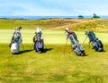 Golf Bags At Bandon Dunes Golf Course