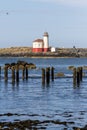 Bandon Lighthouse, Coquille River Royalty Free Stock Photo