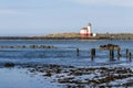 Bandon Lighthouse, Coquille River Royalty Free Stock Photo