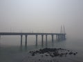 Bandra Worli Sealink bridge, Mumbai, India Royalty Free Stock Photo