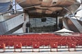 Bandstand Chairs in Millennium Park Royalty Free Stock Photo
