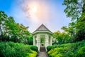 The Bandstand (or Gazebo) at Singapore Botanic Gardens. Royalty Free Stock Photo