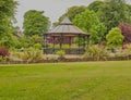 Bandstand in park.