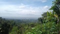 Bandung city from the mountain Royalty Free Stock Photo