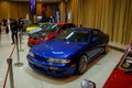 Blue Nissan Silvia S14 zenki in JDM fest 2023 Royalty Free Stock Photo