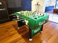 Carlsberg mini foosball table