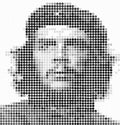 Ernesto Che Guevara dotted vector illustration