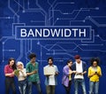 Bandwidth Internet Online Connection Technology Concept