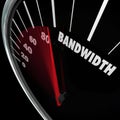 Bandwidth Speedometer Limited Resources Traffic Communication