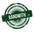 Bandwith - green grunge stamp Royalty Free Stock Photo