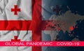 Baned travels quarantine global pandemic corona virus COVID-19 Coronavirus chinese infection of Georgia