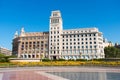 Banesto building in Barcelona Spain Royalty Free Stock Photo