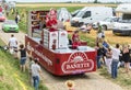 Banette Vehicle on a Cobblestone Road- Tour de France 2015