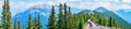 Sulphur Mountain in Canadian Rockies of Banff National Park