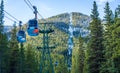 Banff Gondola in early winter time. Banff National Park, Canadian Rockies