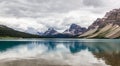 Banff National Park, Alberta, Canada Bow Lake, Icefields Parkway Royalty Free Stock Photo