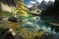 The Banff National Park, Canada. Landscape Picture: Capture the beauty of spring