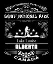 Banff National park graphic