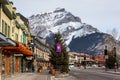 Banff Townsite in the Canadian Rockies, Canada Royalty Free Stock Photo