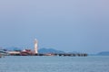 Bang Bao harbor and the lighthouse. Koh Chang island. Thailand