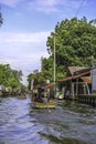 Taling Chan District,Bangkok\'s Thonburi side on May14,2022:Waterfront and rural atmosphere at Khlong Bang Chueak Nang