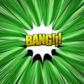 Bang comic wording composition