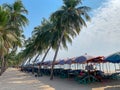 Bang saen Beach, Chonburi, Thailand Royalty Free Stock Photo