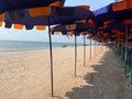 Bang saen Beach, Chonburi, Thailand Royalty Free Stock Photo
