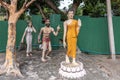 Buddha saves Angulimala from committing a sin at Wang Saen Suk monastery, Bang Saen, Thailand