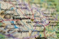 Bangalore or Bengaluru on map