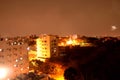 Bangalore citizens with candels and mobile light during lockdown