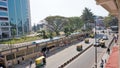 Bangalore city road along with Pedestrian subway passage to Shivaji nagar busstand